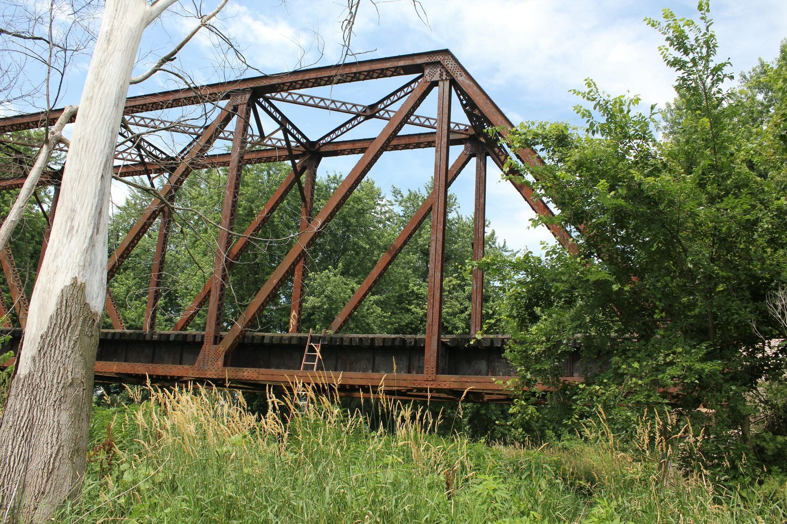 End of truss span